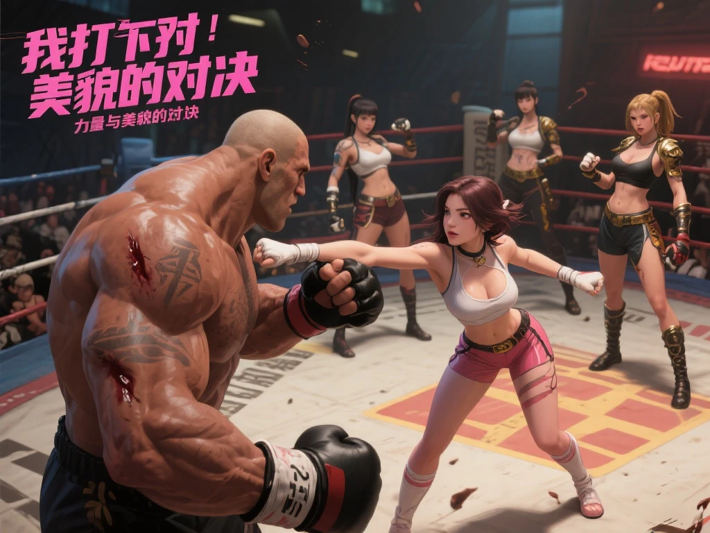 拳王也甘拜下风？《我打不过绝色佳人》登陆Steam