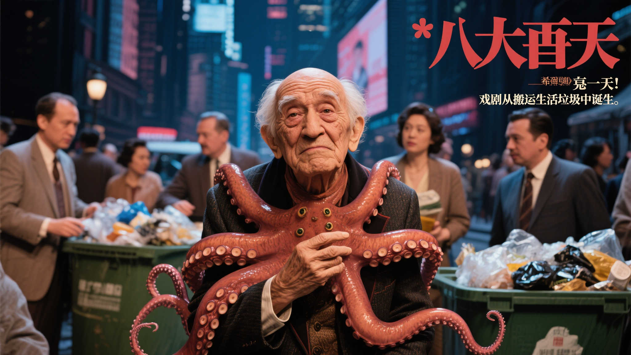 荒诞与深情：〈章鱼哔的原罪〉下的讽刺面貌