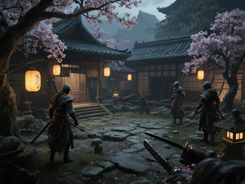 《刺客信条:影》精美画卷:绝色风光与霸气太刀! 《刺客信条:影》精美画卷:绝色风光与霸气太刀!